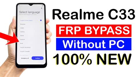 Realme C Rmx Frp Bypass Without Pc Android New Method