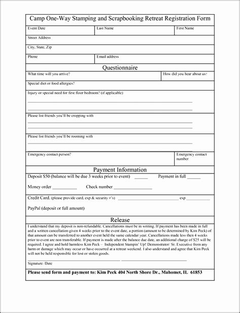 6 Simple Registration form Template - SampleTemplatess - SampleTemplatess