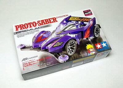 TAMIYA 19448 Model Mini 4WD Racing Car 1 32 Proto Saber Evo Premium AR