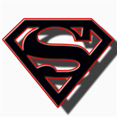 Black and White Superman Logo - LogoDix