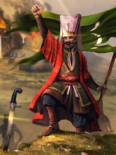 Turkish Janissary Bannerman Janissaries Ottoman Empire Ottoman