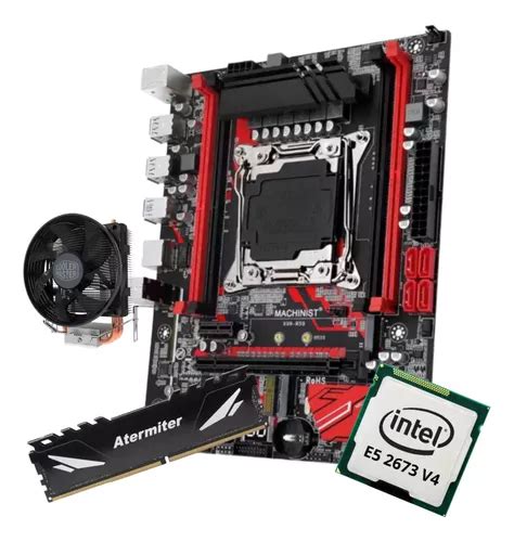 Kit Gamer Placa Mãe X99 Machinist E5 rs9 Xeon E5 2673 V4 32g