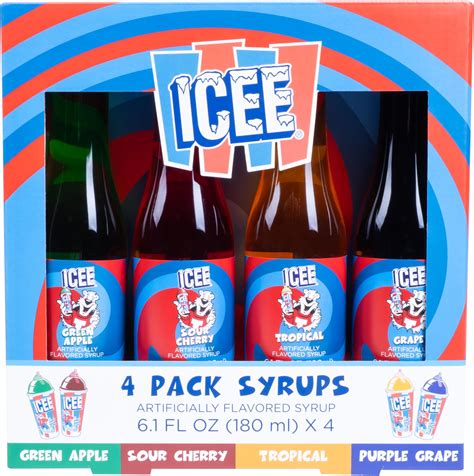 Amazon Icee Pack Slushie Syrups Genuine Icee Slushy Syrups