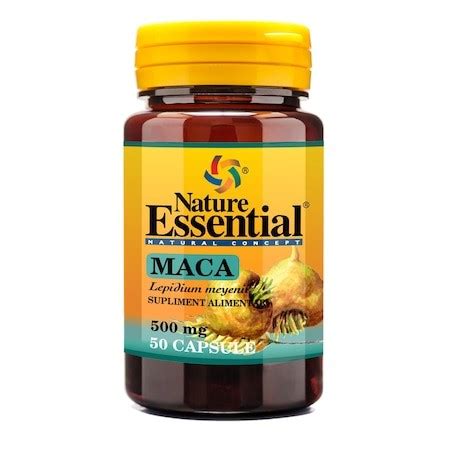 Supliment Alimentar Maca 500 Mg 50 Capsule Nature Essential