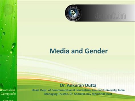 Media And Gender Ppt