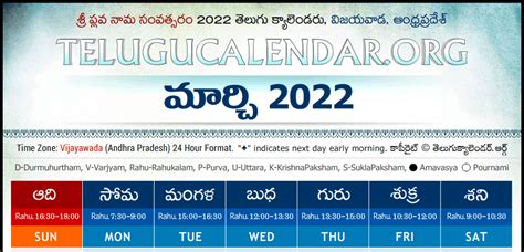 Andhra Pradesh Telugu Calendar 2022 Festivals Holidays