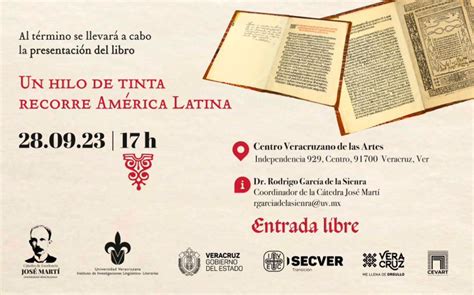 Un Hilo De Tinta Recorre Am Rica Latina De Visita Por Veracruz