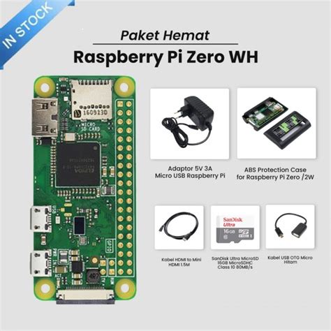 Paket Raspberry Pi Zero Wh Digiware Store