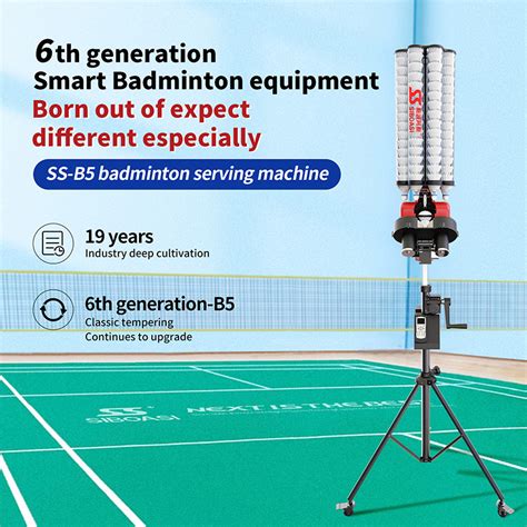 Best B New Badminton Shooting Machine In Good Features With