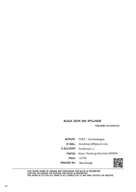 The Black Iron Inn A Story Of A Swordsman Who Becomes A Sex Slave Epilogue By Seiitaishogun