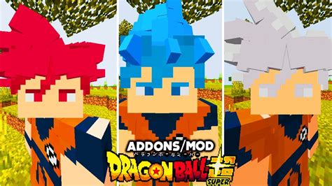 LANÇOU V5 DO ADDONS MOD DO DRAGON BALL SUPER NOVA FORMA DO GOKU