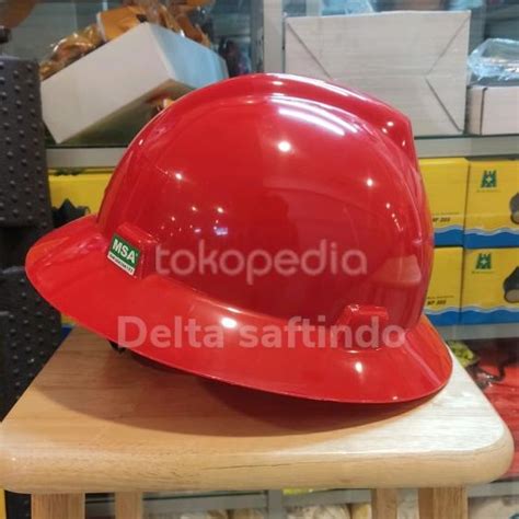 Jual Helm Safety Msa Full Brim Merah Fastrack Original Safety Helmet