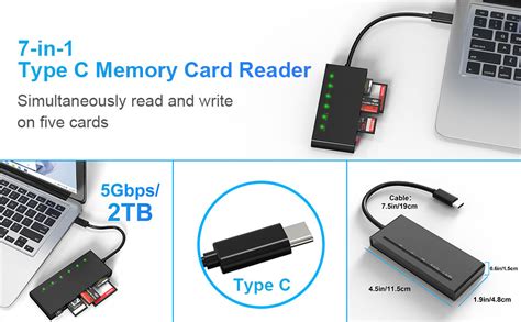 Usb C Multi Kartenleseger T Sd Tf Cf Micro Sd Xd Ms Type C Gps High