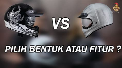 Komparasi Helm Full Face Retro Ink Trooper Vs Jp Signature Youtube