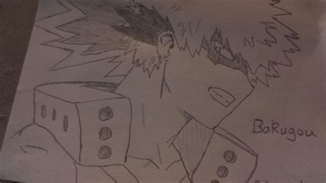 Pencil drawing of Bakugou : r/BokuNoHeroAcademia