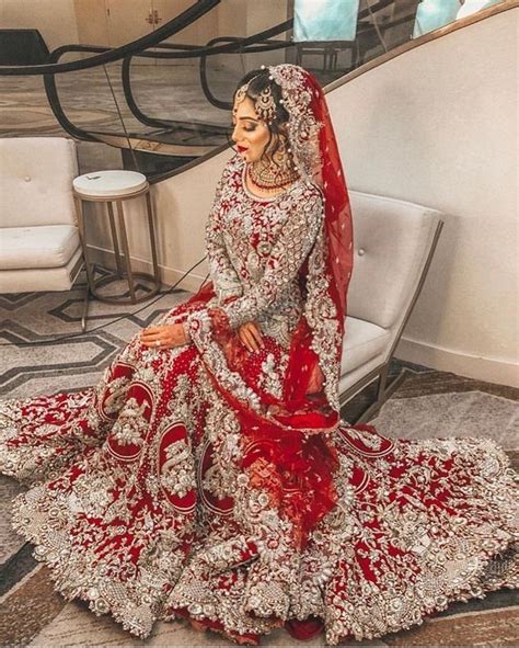 Pin By Soveba Alvi On Brides Red Bridal Dress Asian Bridal Dresses