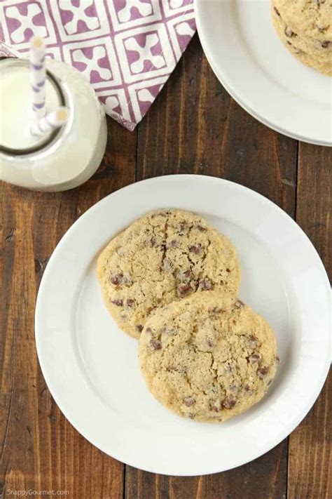 Almond Flour Chocolate Chip Cookies Recipe - Snappy Gourmet