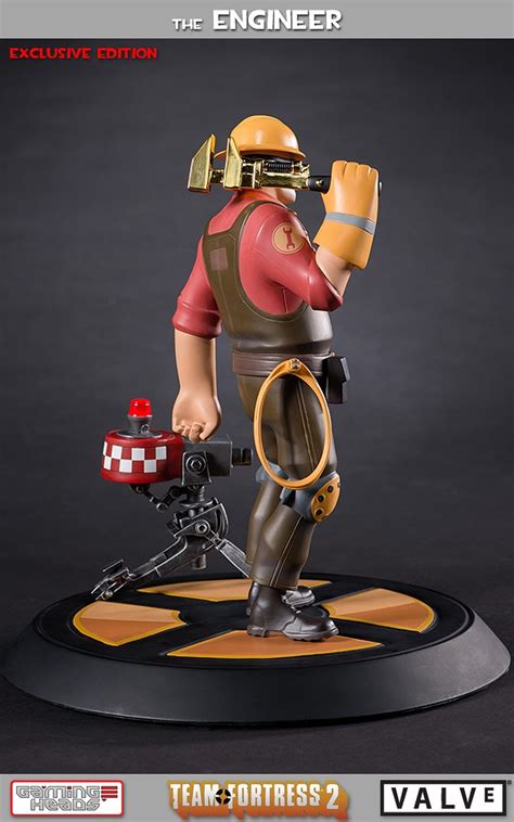 Team Fortress The Red Engineer Exclusive Statue Gaming Heads