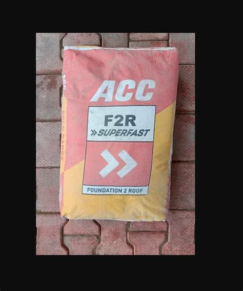 Acc F R Cement Packaging Size Kg At Rs Bag In Nadia Id