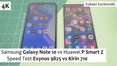 Samsung Galaxy Note 10 Vs Huawei P Smart Z Speed Test Exynos 9825