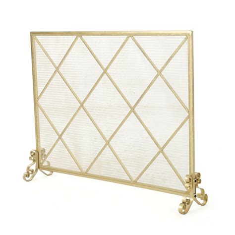 Fleur De Lis Living Tepper Iron Fireplace Screen Reviews Wayfair