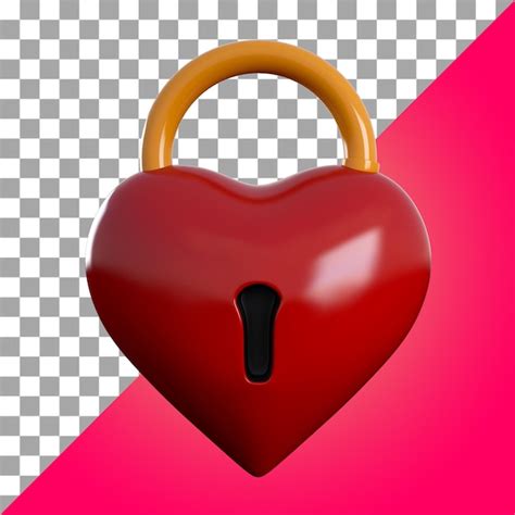 Cadenas Coeur Rouge PSD Premium