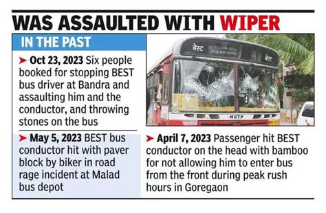 Best Bus Driver Assaulted For Not Stopping At Mumbais Bandra E Stop Mumbai News Times Of