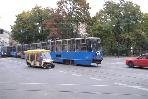 Krakau Triebwagen 851 Straßenbahnreisen