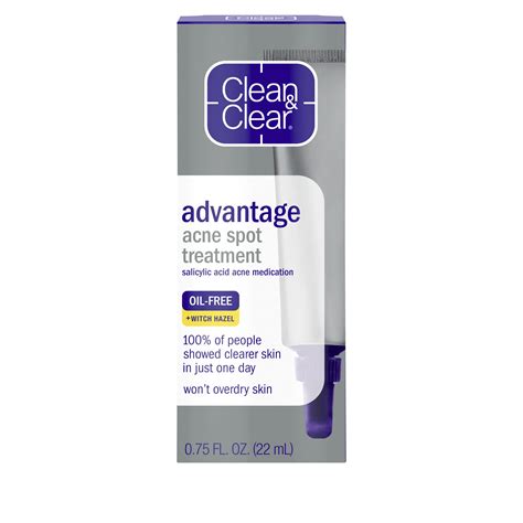 Clean And Clear Advantage Spot Treatment 2 Salicylic Acid 75 Fl Oz