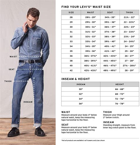 Men Jeans Size Chart Conversion Mens Jeans Buying Guide