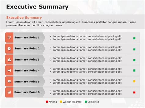 Executive Update Template