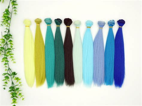 Doll Hair Wefts For Bjd Sd Monster High Blythe Doll Making Custom Dolls