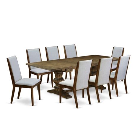 Lark Manor Privett Removable Leaf Solid Wood Dining Set Wayfair