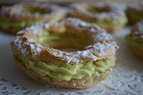 Paris Brest Traditionnel Au Pralin Et La Pistache Couzina Fr