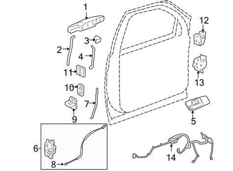 Chevrolet Tahoe Door Lock Cylinder 20825032 Hadwin White Wholesale