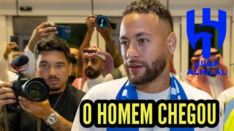 OLHA COMO FOI A CHEGADA DE NEYMAR NA ARÁBIA SAUDITA PARA JOGAR NO AL