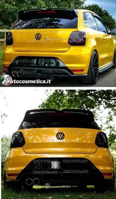 AILERON GTI SPOILER Arrière sur Le Toit Pour VW Polo 6R 6C 2009 2017