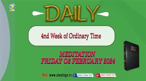 Sma Daily Meditation Friday February Youtube