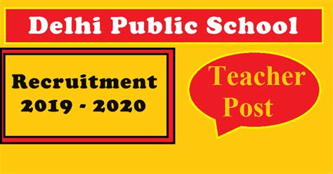 Delhi Public School Dwarka Recruitment and Jobs @ dpsdwarka.com