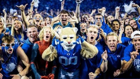 BYU Mascot Cosmo Has Social Media Buzzing Over Latest Stunt