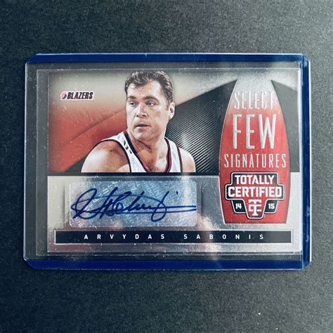 Yahoo Panini Nba Arvydas Sabonis Tota