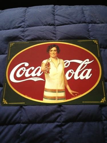 Coca Cola Tin Metal Sign Antique Price Guide Details Page