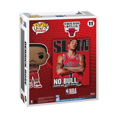 NBA SLAM Derrick Rose Funko Pop Cover Figure 11 With Case