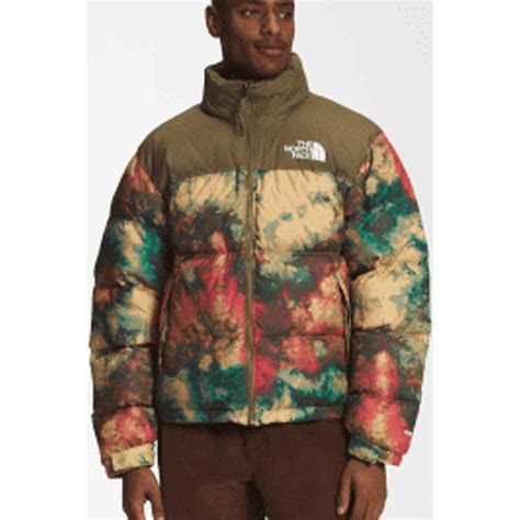 M Printed Retro Nuptse Jacket Panda Ski And Sport