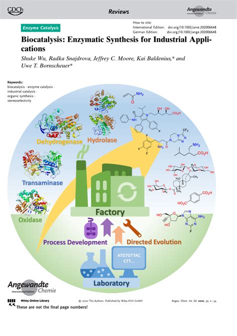 Biocatalysis: Enzymatic Synthesis for Industrial Applications - DocsLib