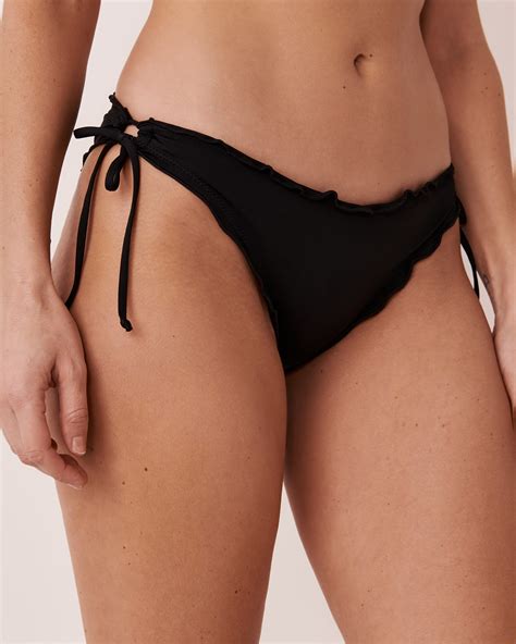 La Vie En Rose Solid Brazilian Bikini Bottom