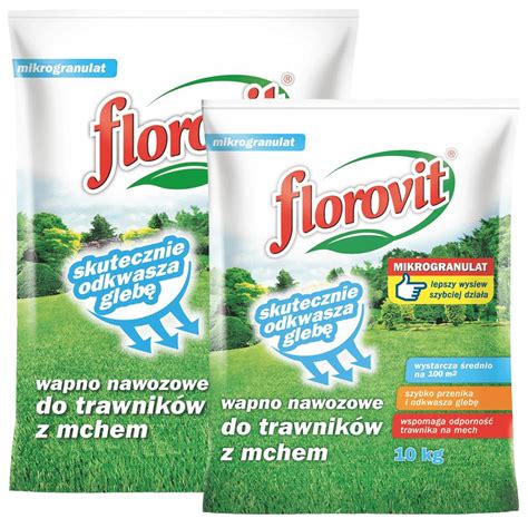 Wapno do trawników z mchem Florovit granulowane Agrosimex pl