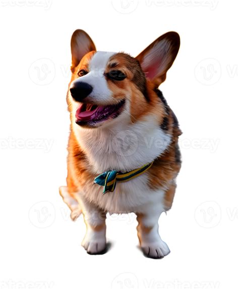 A Beautiful Portrait Of A Cute Corgi Dog Generative Ai 15742748 Png