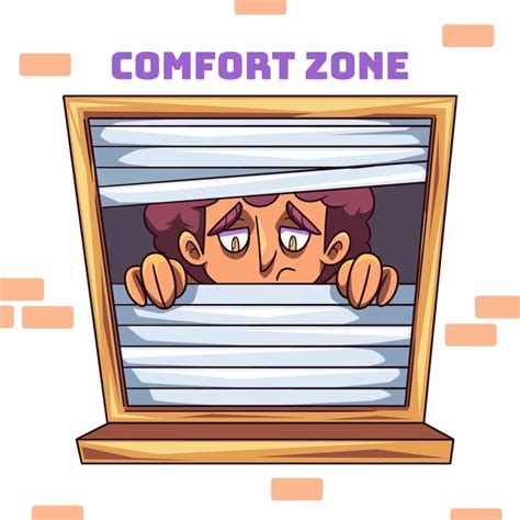 Free Vector Hand Drawn Comfort Zone Illustration