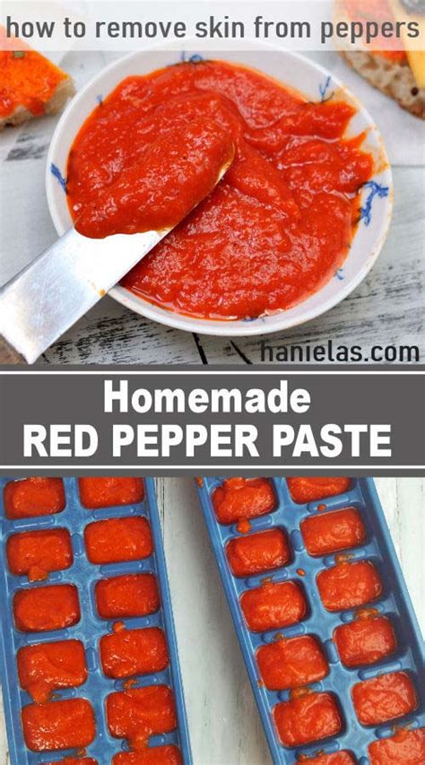 Homemade Red Pepper Paste - Haniela's | Recipes, Cookie & Cake Decorating Tutorials